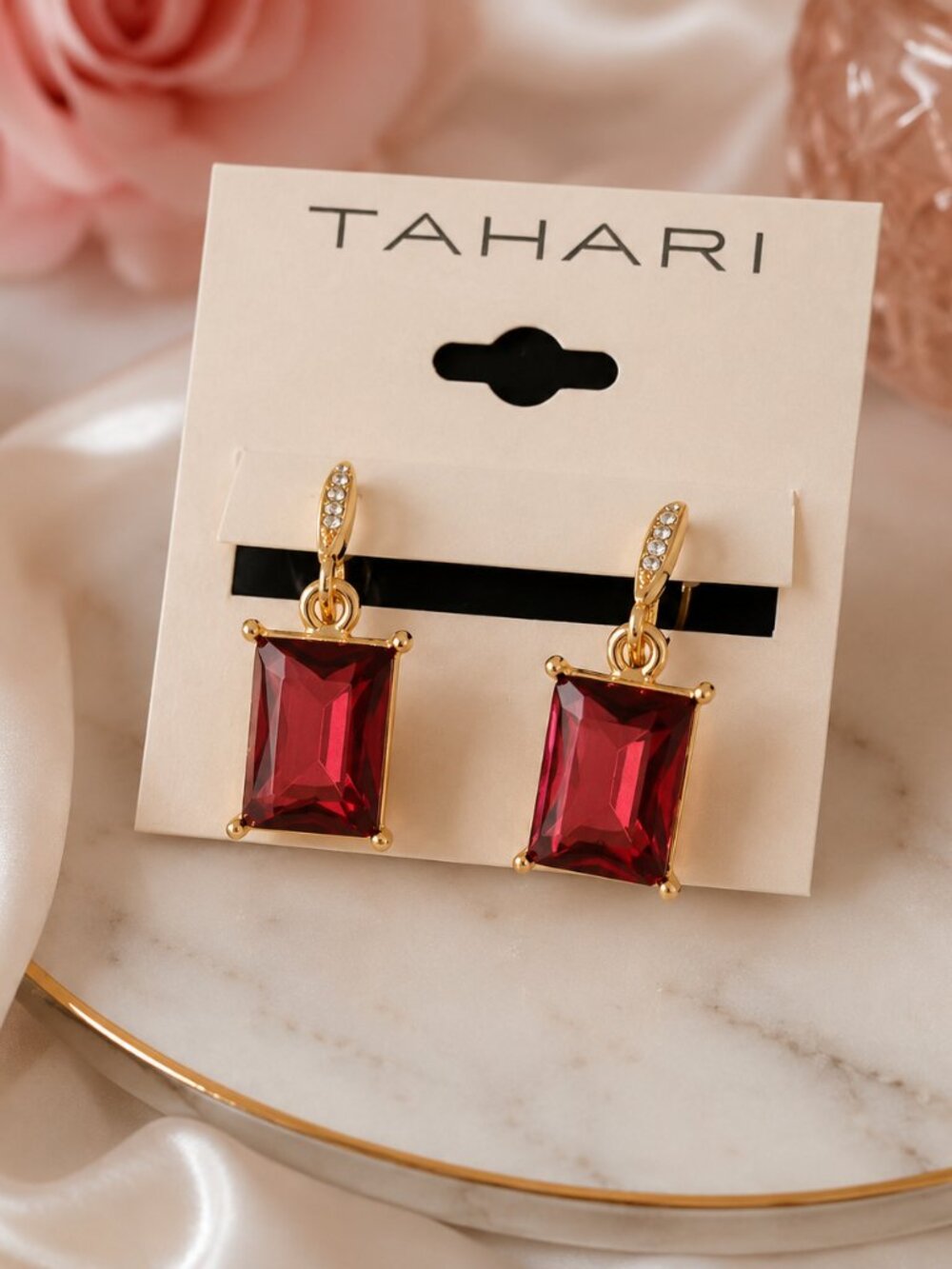 Tahari drop earrings